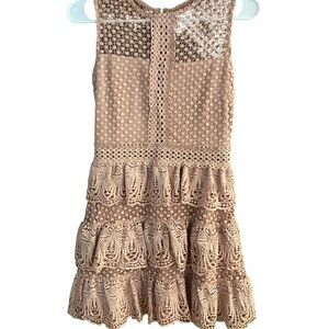 Aqua Lace Women’s  Dress in Light Pink Size‎ Small